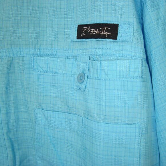 NWT BlackTip Mens Vented UPF 30 Moisture Wicking Outdoor Fishing Shirt Size XXL - Picture 10 of 13